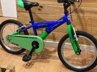 Bicicleta infantil J.Wenti azul y verde 2 a 6 años