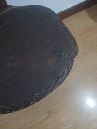 2 bancos antiguos alpino francés 3patas