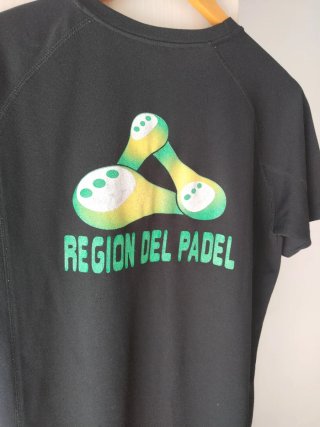 Camiseta Negra Región del Padel