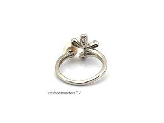 sortija plata 925mm con piedra con circonita t. 16 (17,84 mm)