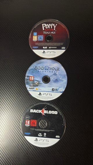 Pack 3 Juegos PS5: Poppy, God of War, Back 4 Blood