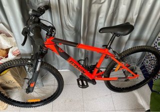 Bicicleta B-TWIN Roja Montaña