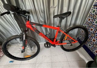 Bicicleta B-TWIN Roja Montaña