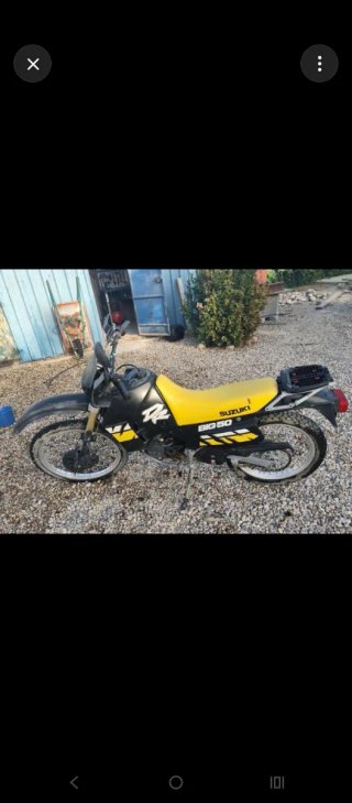 Suzuki DR Big 49cc Negra y Amarilla