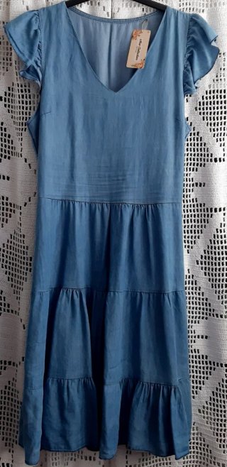 Vestido azul NEW COLLECTION T.U.