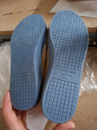 Zapatillas Pompeii Beige y Azul