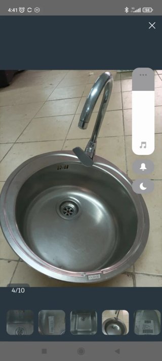 Fregadero y grifo