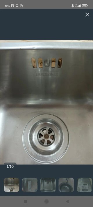 Fregadero y grifo