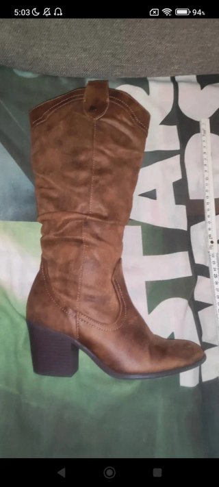 Botas 38 Mustang Marrones