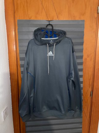 Sudadera Adidas Gris y Azul