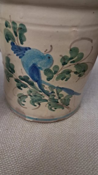Coppia vasi ceramica decorati