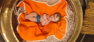 Antico Bambinello Presepe Napoletano Inizio '800