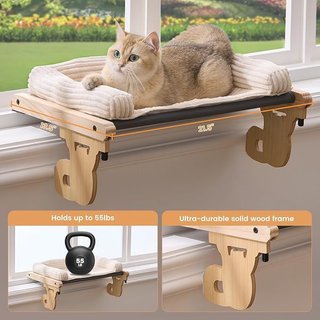 Gardner Pet Percha para ventana de gato beige