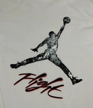 Camiseta Jordan Flight Blanca Hombre