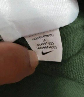 Camiseta Nike Verde Militar Hombre Talla M