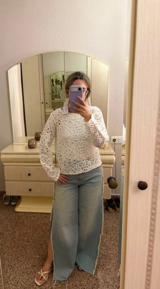 Pantalón vaquero Bershka ancho