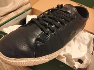 Zapatillas Lacoste Negras Piel