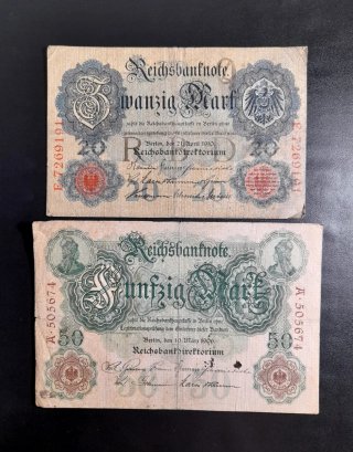 🇩🇪 Billetes Alemania 1906/10
