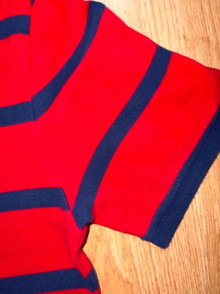 Polo Ralph Lauren Rayas Rojo y Azul