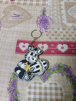 Portachiavi Juventus Zebra