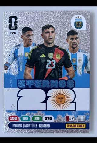 628 ETERNOS ARGENTINA 22 ADRENALYN MUNDIAL FIFA 26