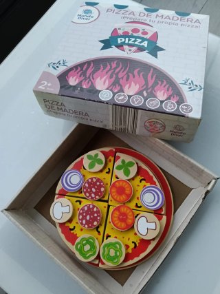Cocina de juguete de madera