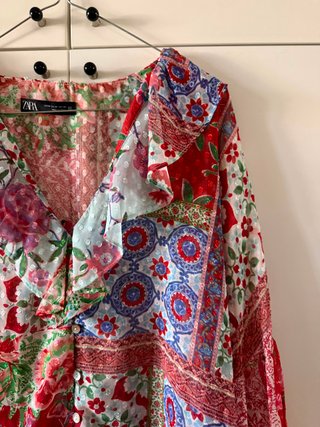 Camicia Zara donna fantasia floreale