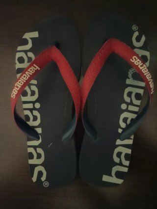 Chanclas Havaianas Azul Marino y Rojas