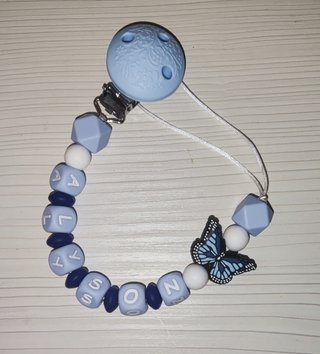 Catenella porta ciuccio personalizzabile