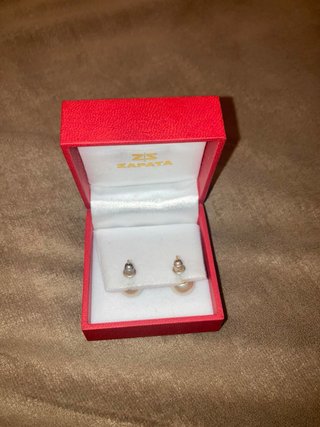 Pendientes de perla zapata