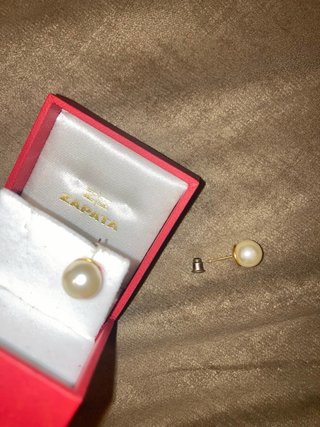 Pendientes de perla zapata