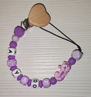 Catenella porta ciuccio personalizzabile