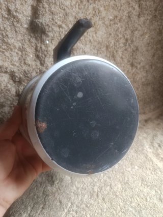 Calentador de leche antiguo