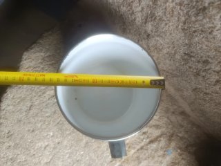 Calentador de leche antiguo