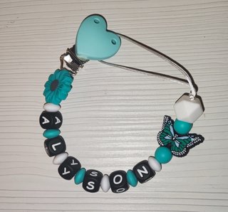Catenella porta ciuccio personalizzata