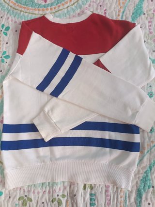 Sudadera Pepe Jeans Roja y Blanca