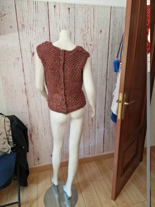 Chaleco / Top de Punto Grueso con Botones - Bimba