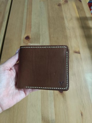 Billetera Tarjetero Cuero Marrón