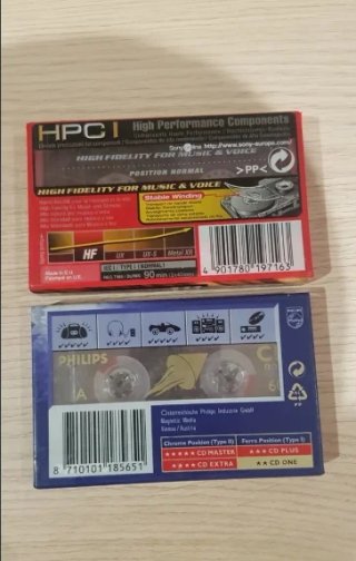 Lote 16 Cintas Cassette Sony y Philips Nuevas