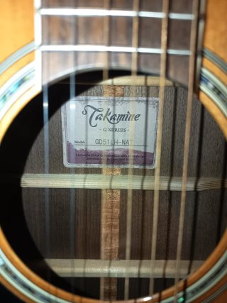 Guitarra Acústica Takamine ZURDA