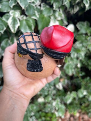 Figura pareja cerámica tradicional