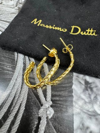 Pendientes Massimo Dutti Dorados