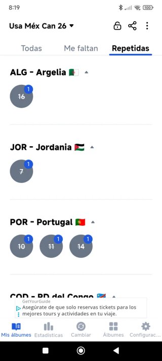 Estampitas Repes Mundial 2026