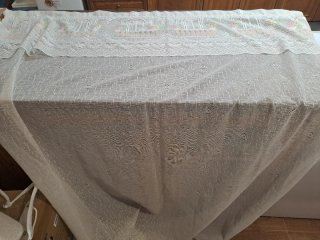 Cortinas Cocina Puerta Ventana Encaje