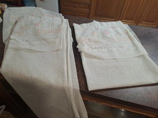 Cortinas Cocina Puerta Ventana Encaje