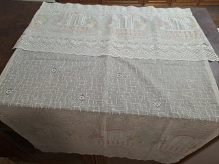 Cortinas Cocina Puerta Ventana Encaje