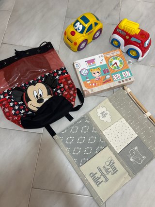 Pack infantil: Juguetes y bolsa