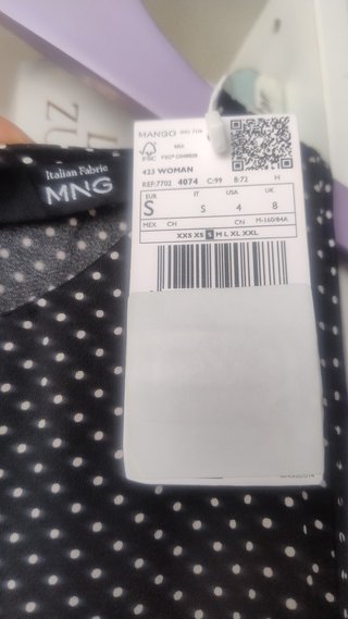 Vestido de lunares negro y blanco