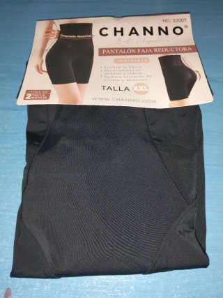Pantalón Faja Reductora Channo Negro Talla XXL