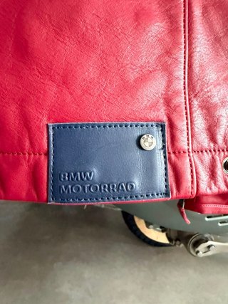 Chaqueta Cuero BMW Motorrad Schwabing Roja T.M